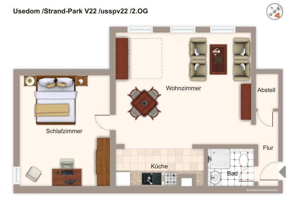 Strand-Park Strand-Park V22 Heringsdorf  Luaran gambar